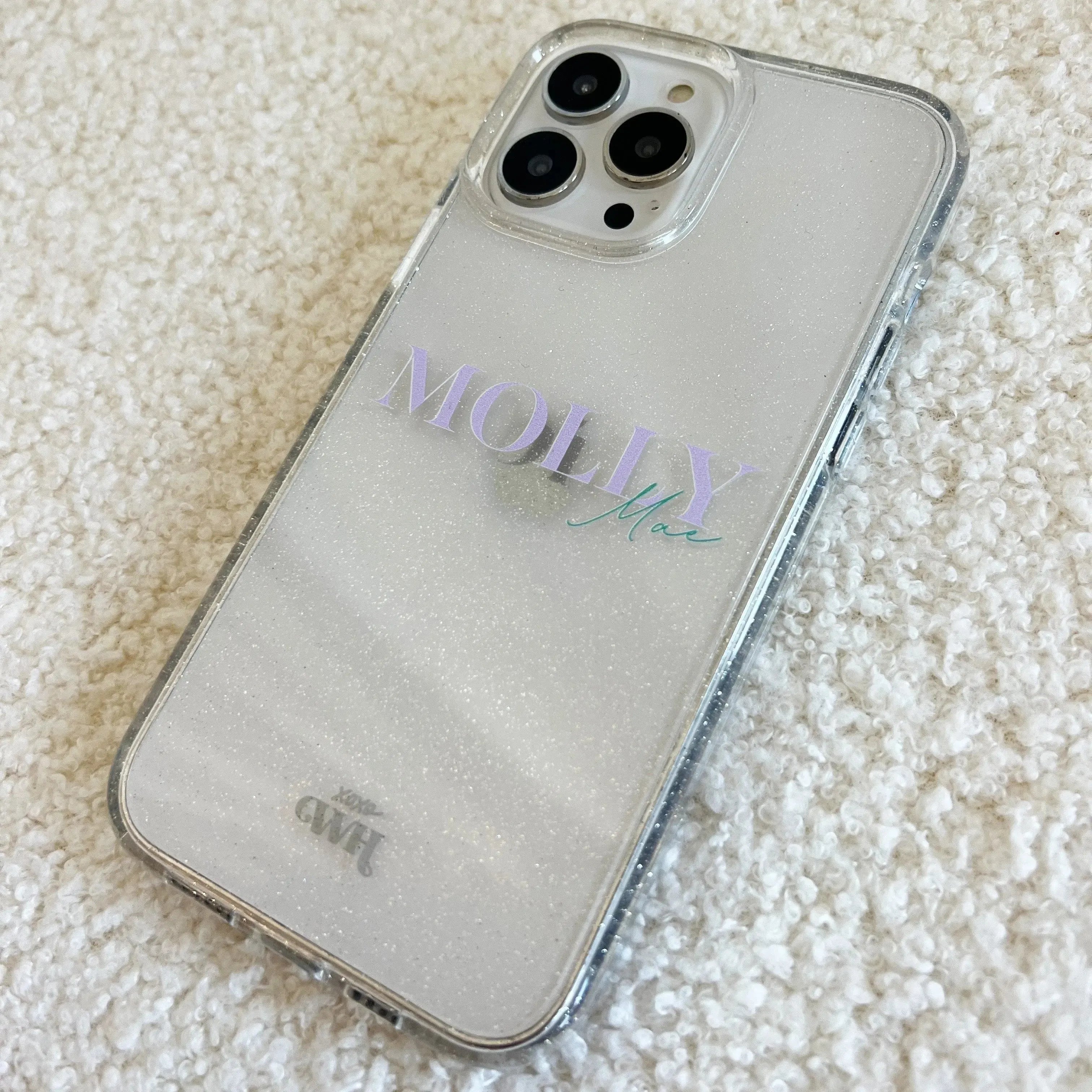 xoxo Wildhearts - Sparkle Away Transparent Personalized