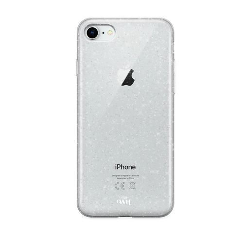 xoxo Wildhearts - Sparkle Away Transparent Personalized - iPhone 7/8/SE