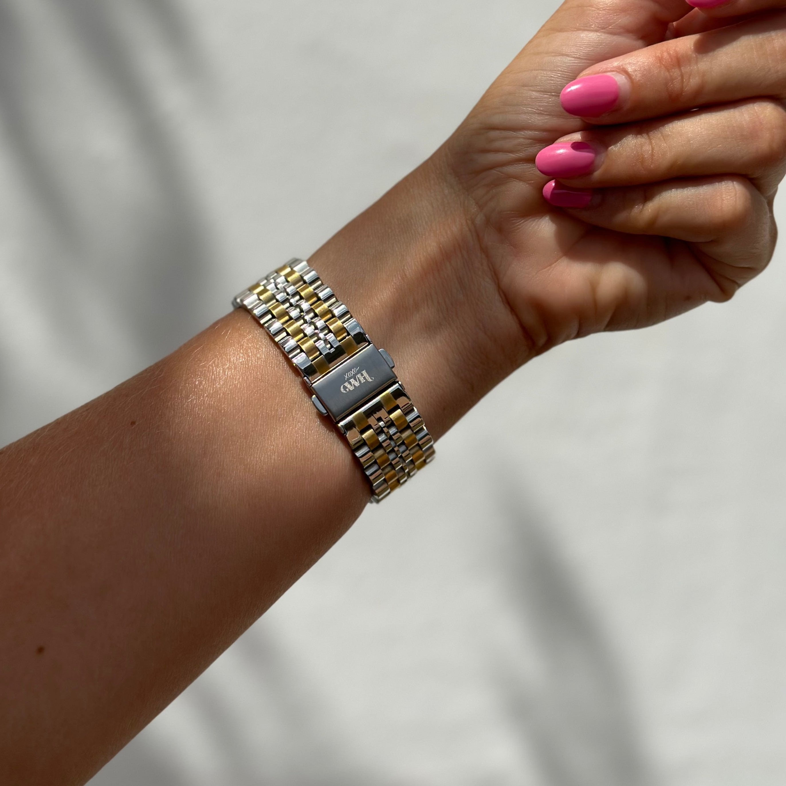 xoxo Wildhearts - Stalen (20mm) bandje zilver/goud