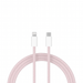USB-C to Lightning cable - 1 Meter (pink)