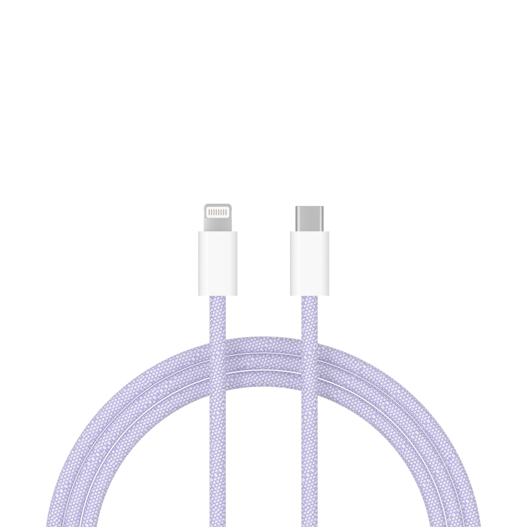 xoxo Wildhearts - USB-C to Lightning cable - 1 Meter (purple)