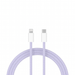 USB-C to Lightning cable - 1 Meter (purple)