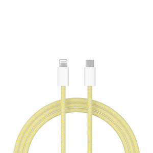 xoxo Wildhearts - USB-C to Lightning cable - 1 Meter (yellow)