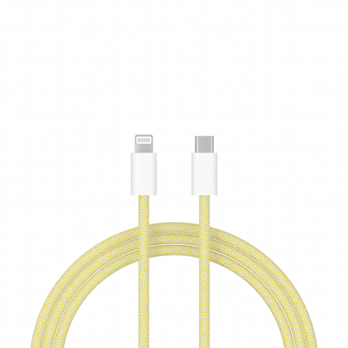 xoxo Wildhearts - USB-C to Lightning cable - 1 Meter (yellow)