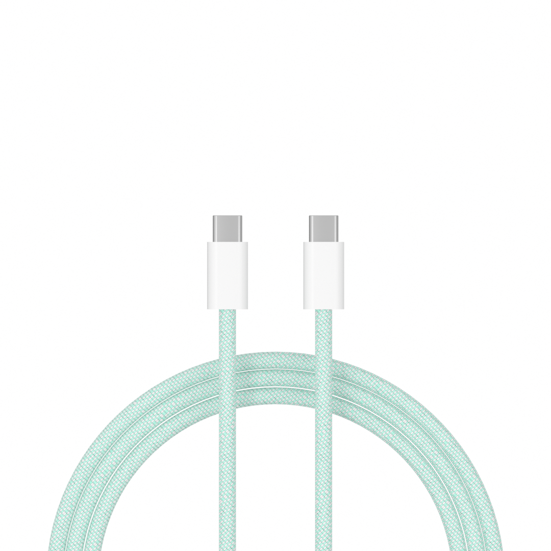 xoxo Wildhearts - USB-C to USB-C cable - 1 Meter (green)