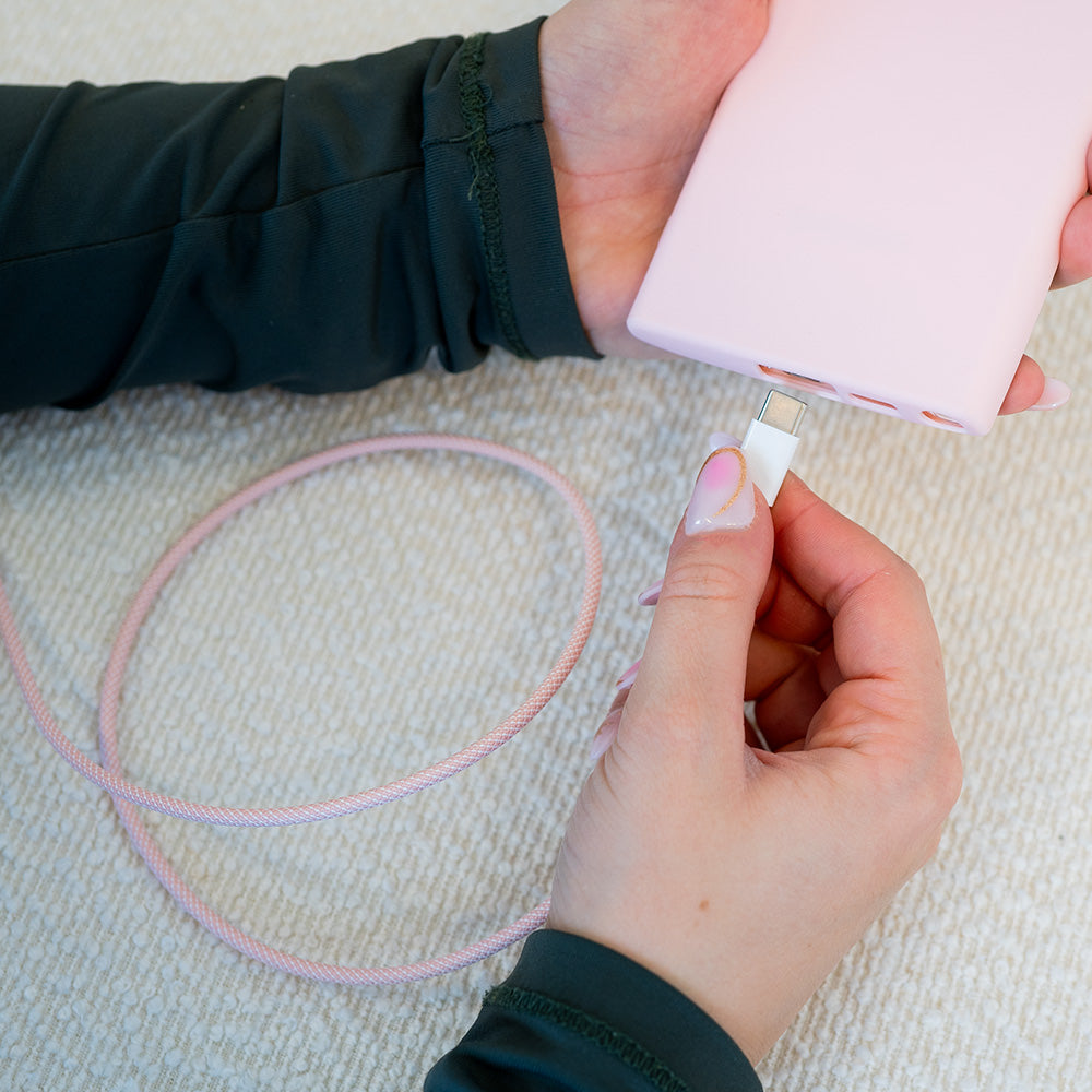 xoxo Wildhearts - USB-C to USB-C cable - 1 Meter (pink)