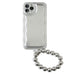 Wavy Case Silver with Silvery Beads (Easy Cord) - iPhone 11 Pro Max