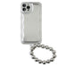Wavy Case Silver with Silvery Beads (Easy Cord) - iPhone 12 Pro