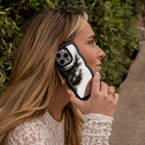 xoxo Wildhearts - Wavy mirror case Black - iPhone 12 Pro