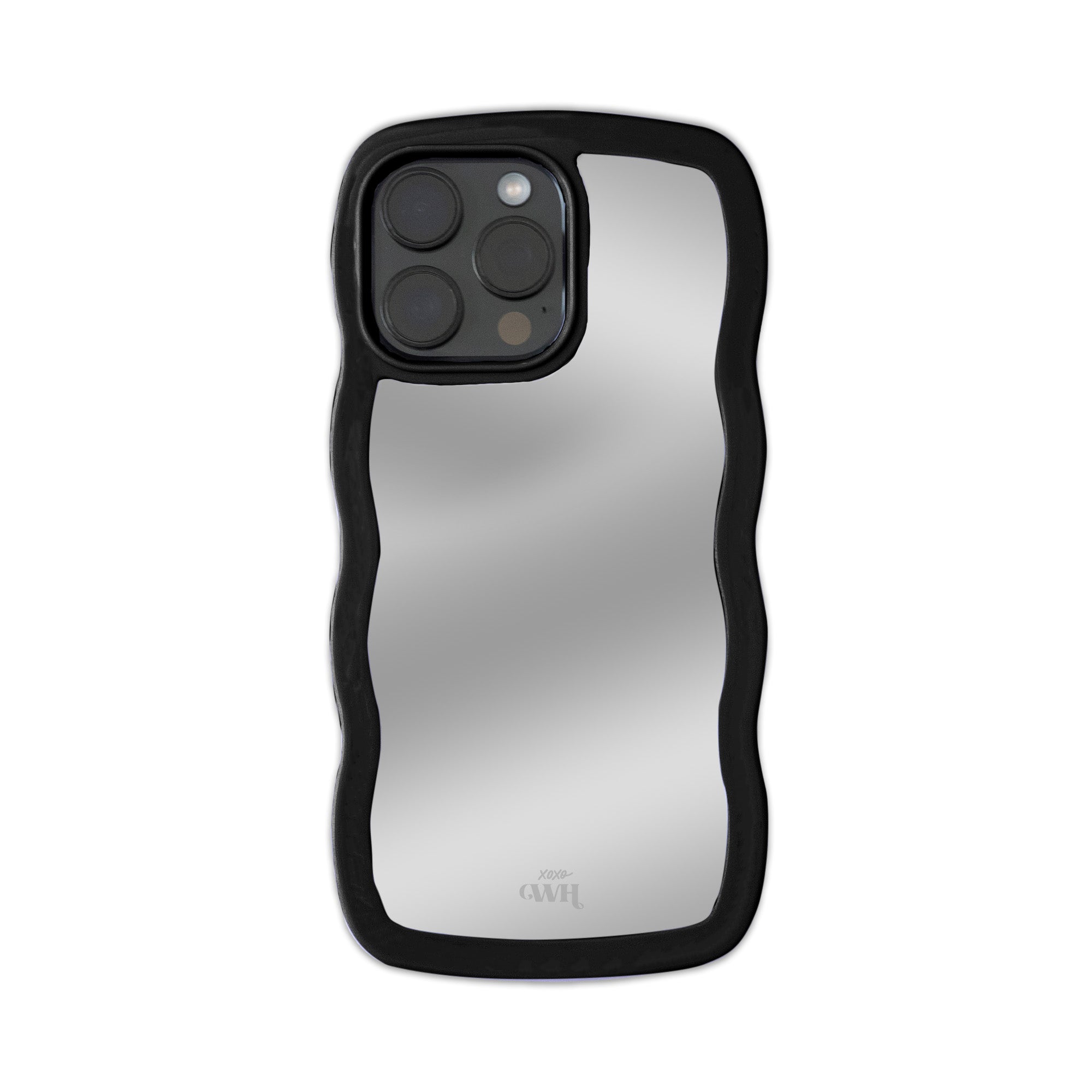 xoxo Wildhearts - Wavy mirror case Black - iPhone 13 Pro Max