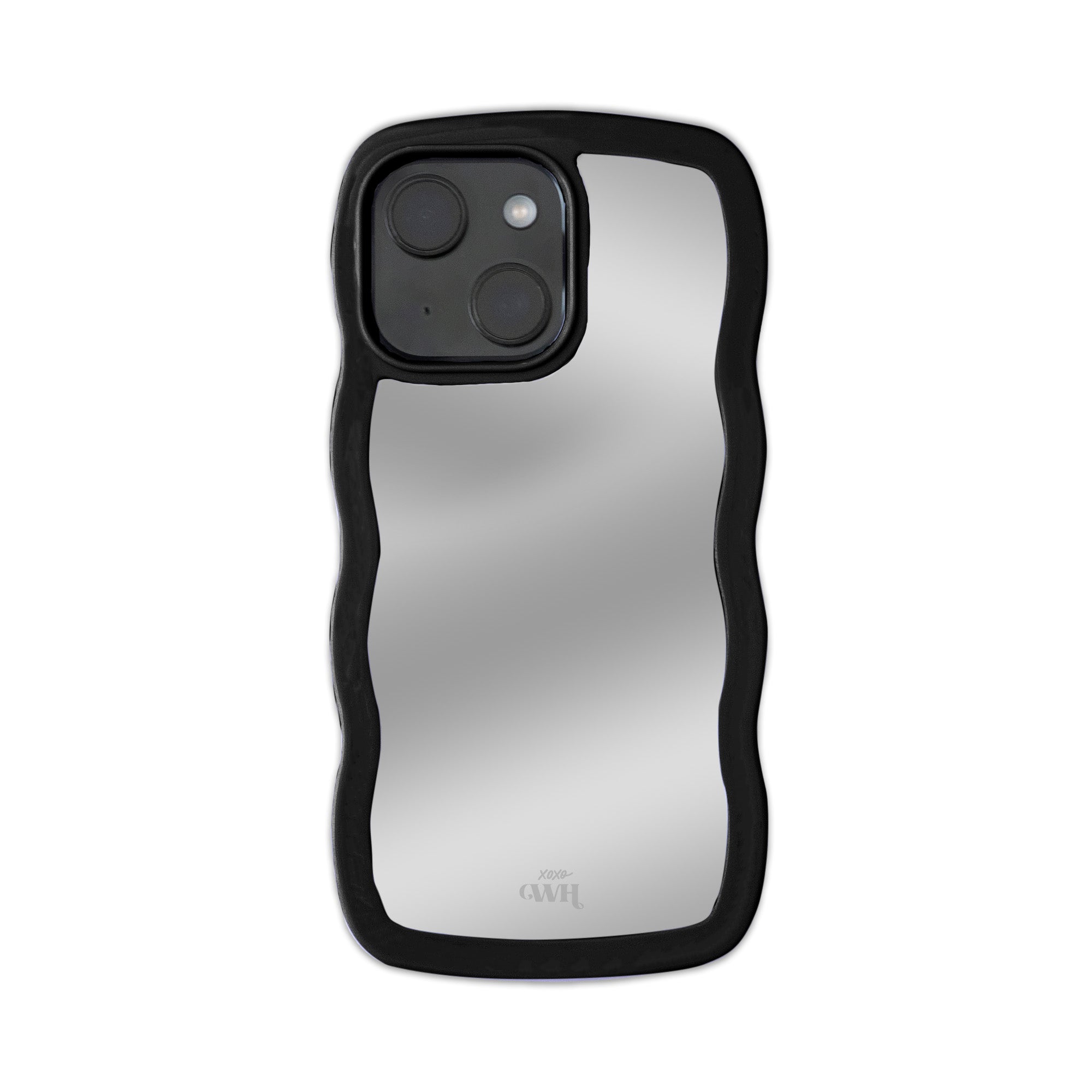 xoxo Wildhearts - Wavy mirror case Black - iPhone 14 Plus