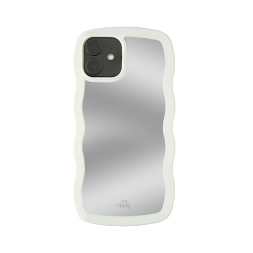 xoxo Wildhearts - Wavy mirror case Creme - iPhone 12
