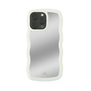 xoxo Wildhearts - Wavy mirror case Creme - iPhone 13 Pro Max