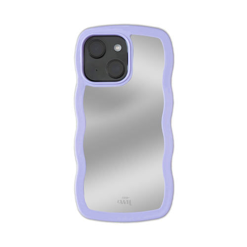 xoxo Wildhearts - Wavy mirror case Lilac - iPhone 15 Plus