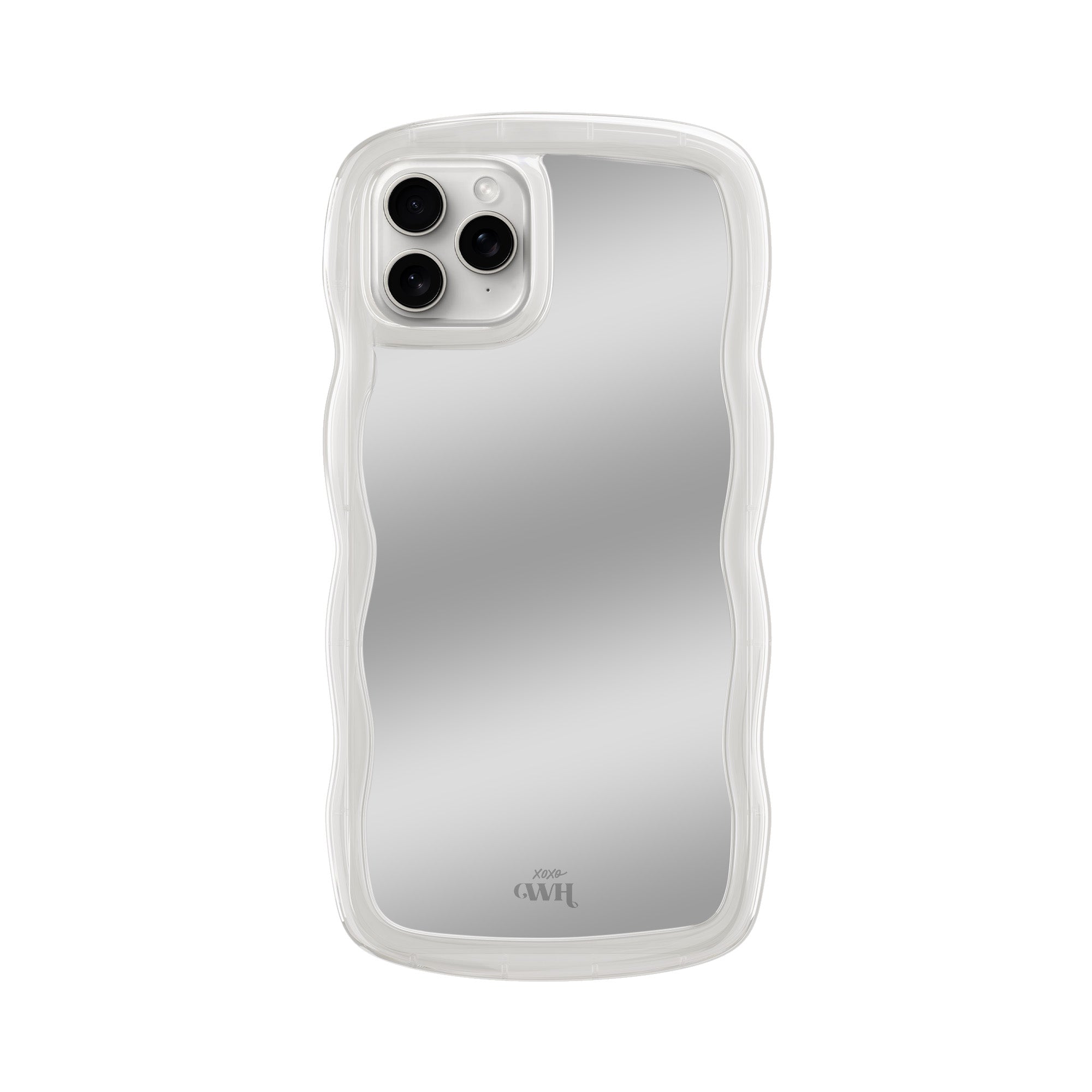 xoxo Wildhearts - Wavy mirror case Transparant - iPhone 11 Pro Max