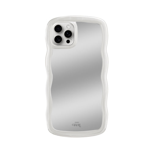 xoxo Wildhearts - Wavy mirror case Transparant - iPhone 12 Pro Max