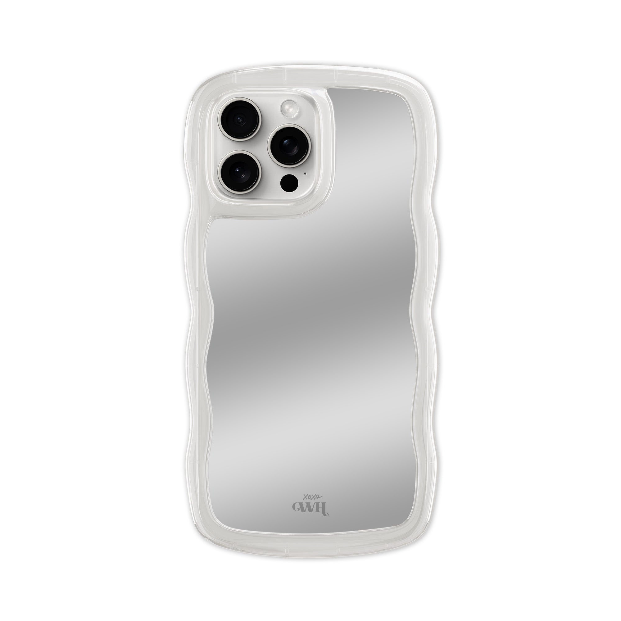 xoxo Wildhearts - Wavy mirror case Transparant - iPhone 13 Pro Max