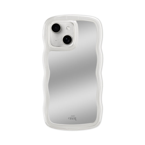 xoxo Wildhearts - Wavy mirror case Transparant - iPhone 14 Plus