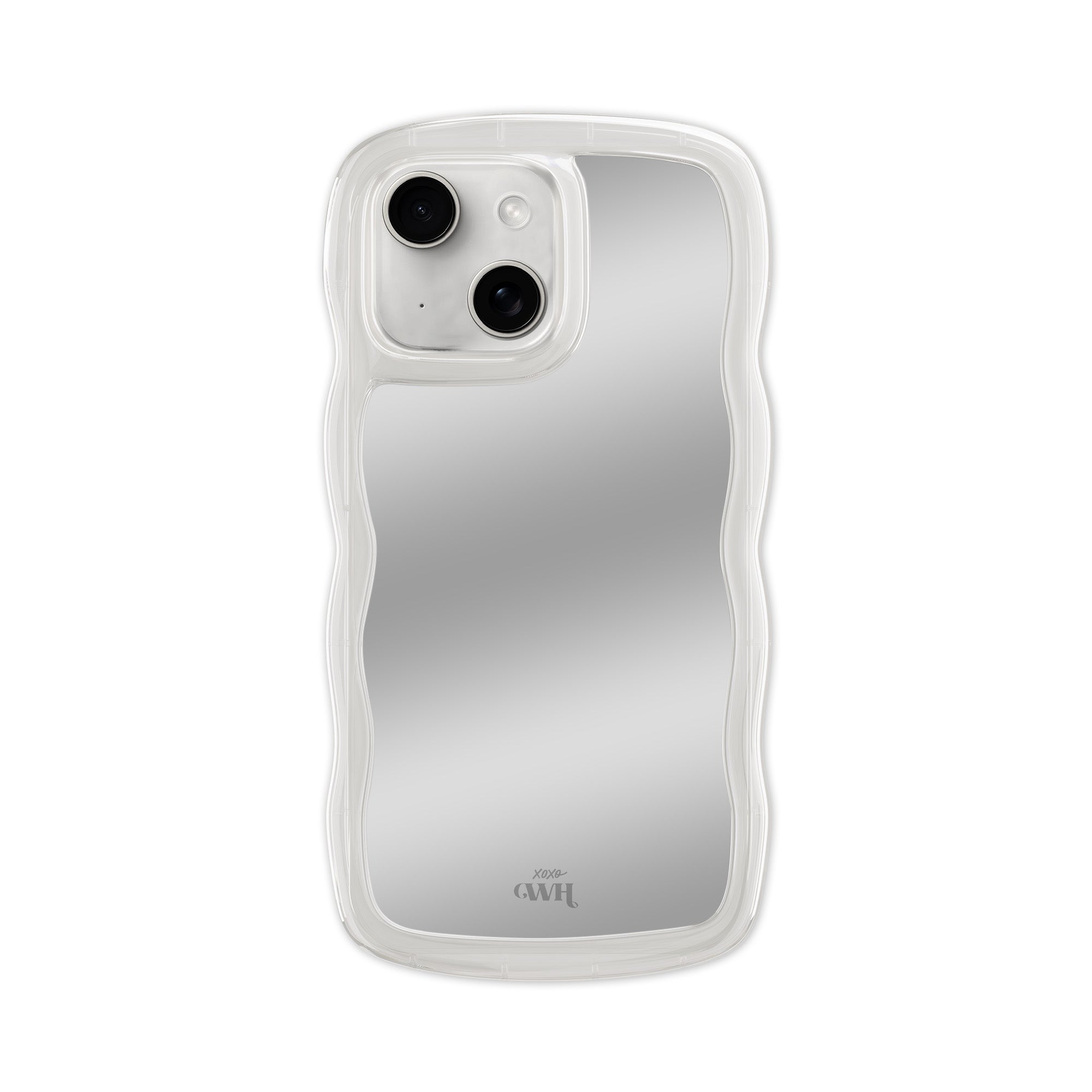 xoxo Wildhearts - Wavy mirror case Transparant - iPhone 14 Plus