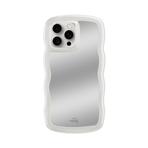 xoxo Wildhearts - Wavy mirror case Transparant - iPhone 14 Pro