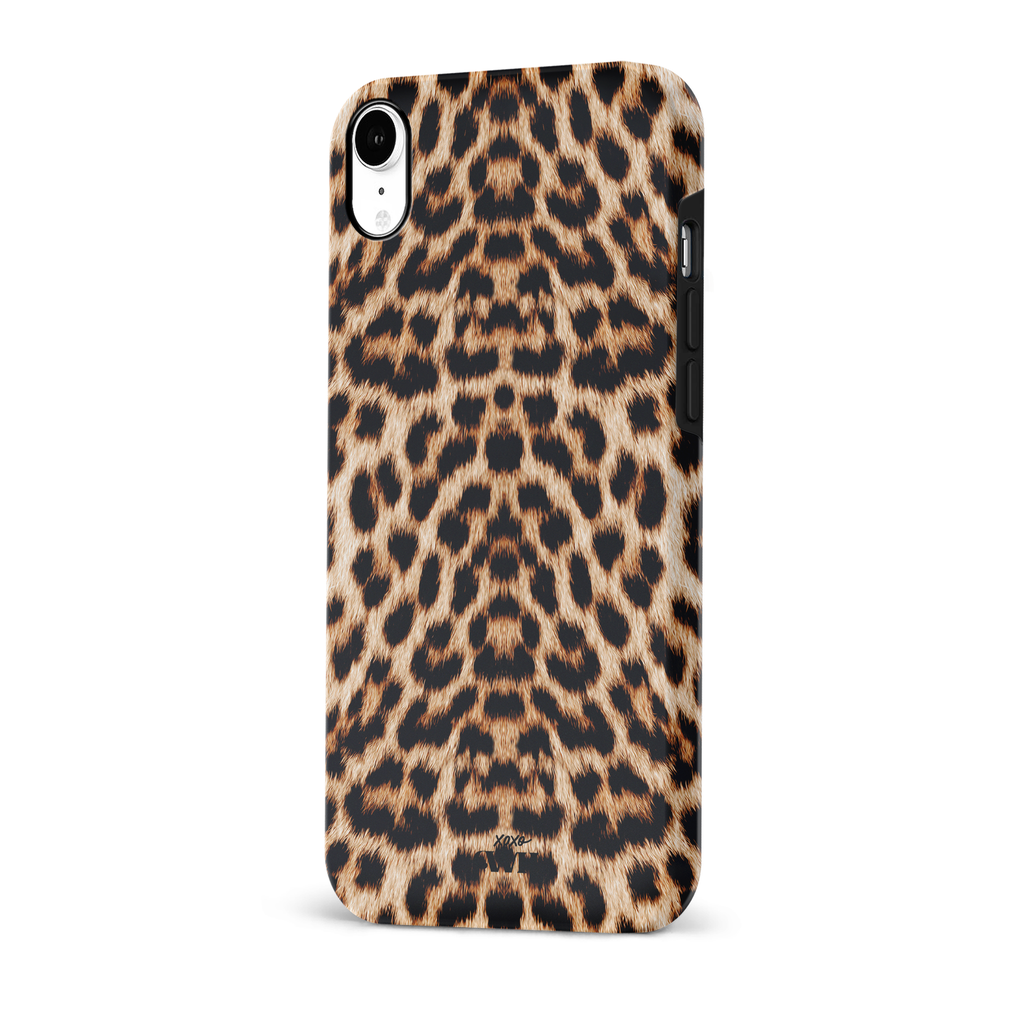 Wild Thing iPhone XR hoesje met levendige panterprint van stevig hard kunststof.