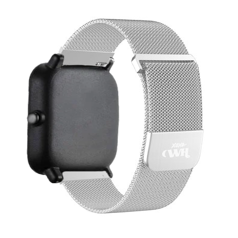 xoxo Wildhearts - Xiaomi Amazfit GTS (1) Milanees bandje (zilver)