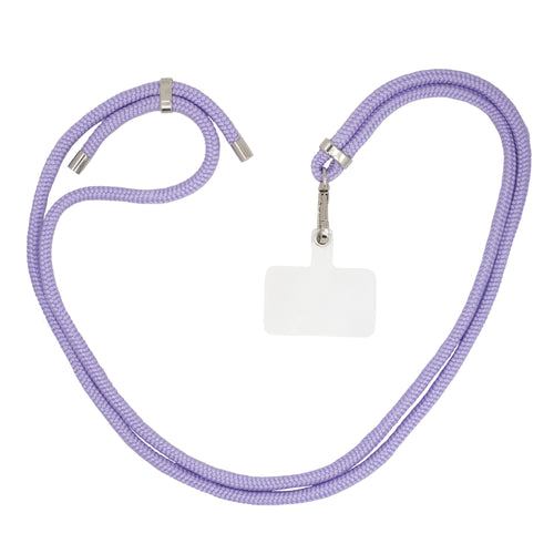 xoxo Wildhearts - xoxo Wildhearts bundel 2x telefoonkoord - Bruin met Goud & Lila met zilver - Easy Cord - Telefoonbandjes - Ketting voor telefoon universeel - Koord geschikt voor iPhone - Phone Cord Samsung - 2x Easy Cord