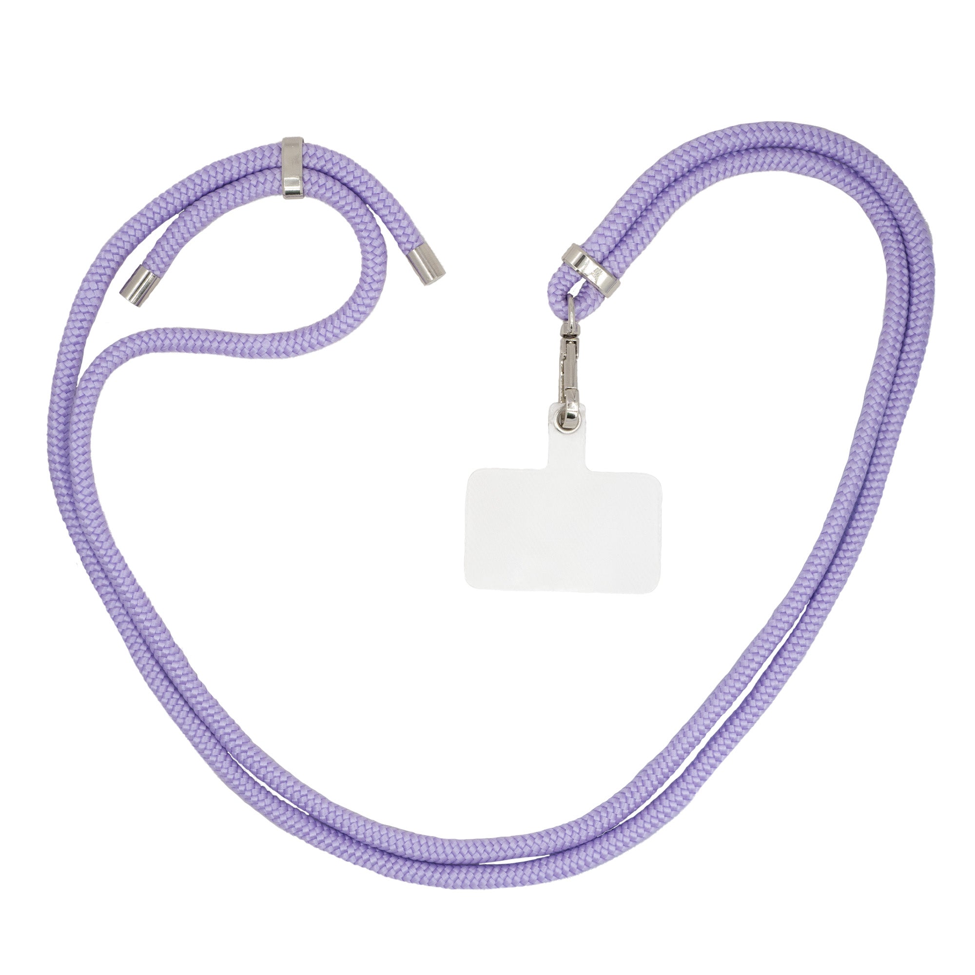 xoxo Wildhearts - xoxo Wildhearts bundel 2x telefoonkoord - Bruin met Goud & Lila met zilver - Easy Cord - Telefoonbandjes - Ketting voor telefoon universeel - Koord geschikt voor iPhone - Phone Cord Samsung - 2x Easy Cord