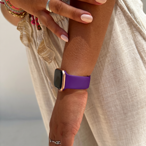 Apple Watch Silikonarmband (Dunkelviolett) - 38/40/41/42mm