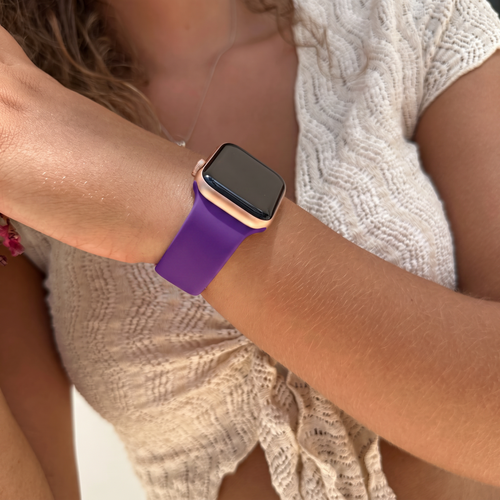 Apple Watch Silikonarmband (Dunkelviolett) - 38/40/41/42mm