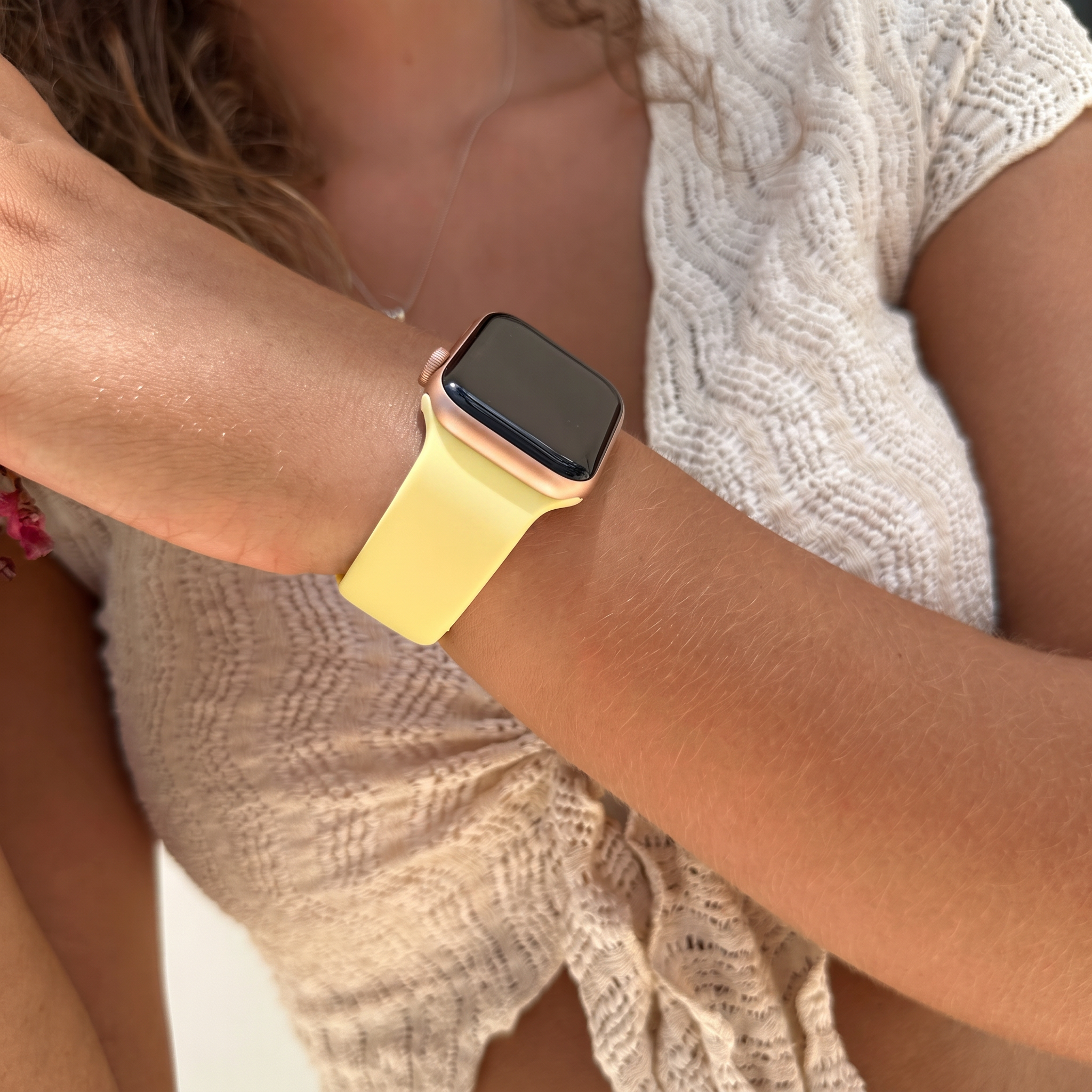 Apple Watch Silikonarmband (Gelb) - 38/40/41/42mm