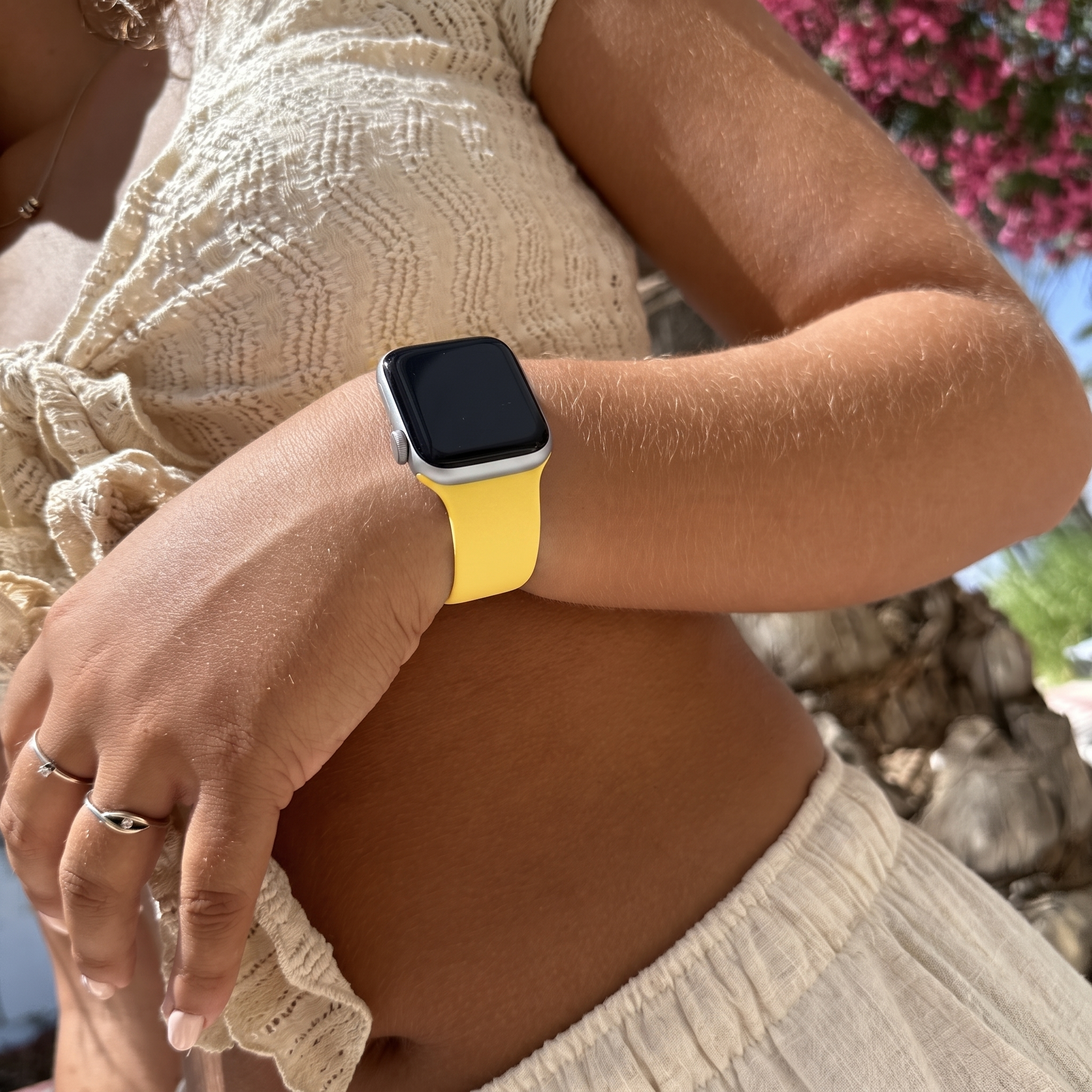 Apple Watch Silikonarmband (Gelb) - 38/40/41/42mm