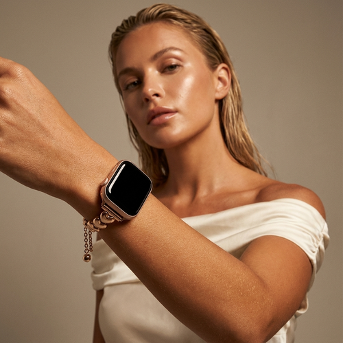 Apple Watch Stahlarmband 'Hearts' (Rosegold) - 38/40/41/42mm