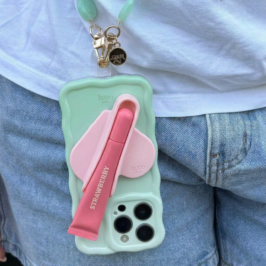 Lipgloss Holder - Heart (Pink)