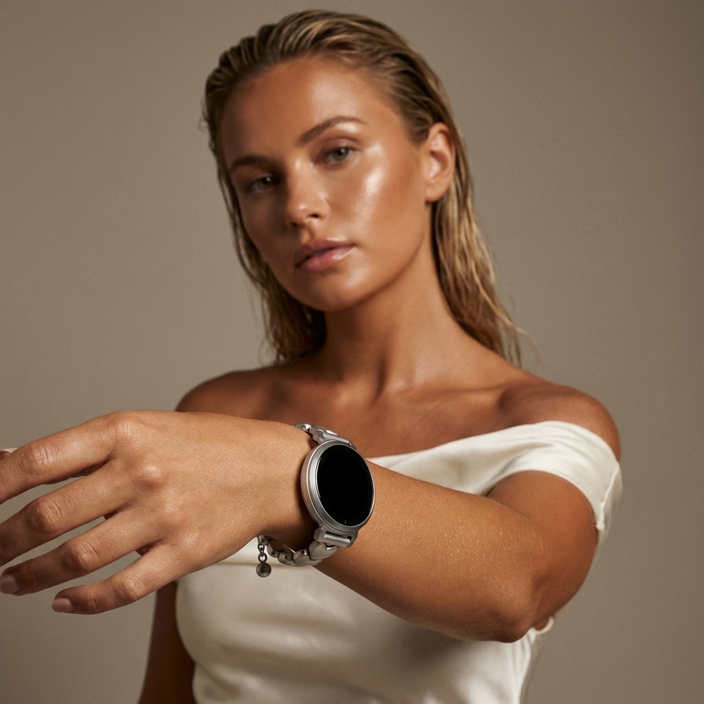 Garmin Lily 2 stalen bandje 'hearts' (sterrenlicht)