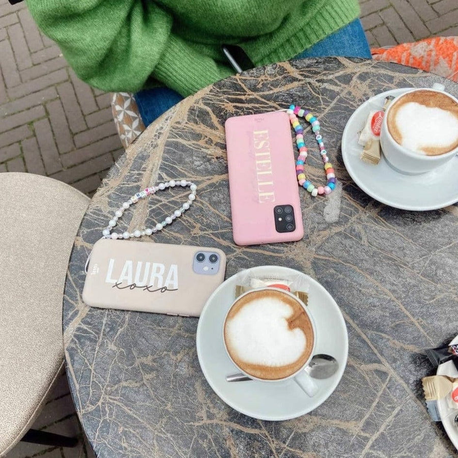 xoxo Wildhearts - iPhone 12 Pro Beige - Personalized Colour Case