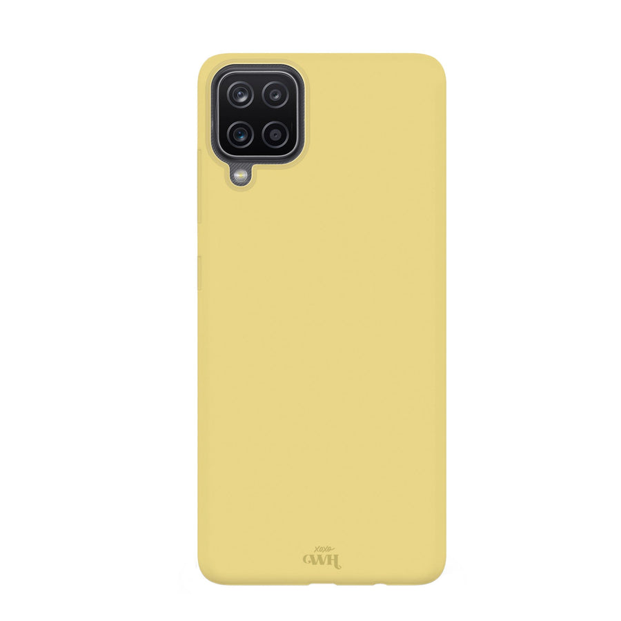 Samsung A12 Yellow - Personalised Colour Case