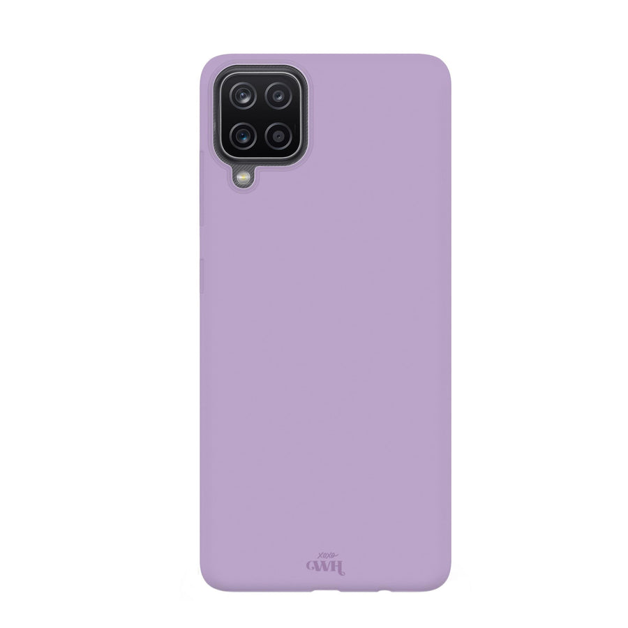 Samsung A12 Purple - Personalised Colour Case