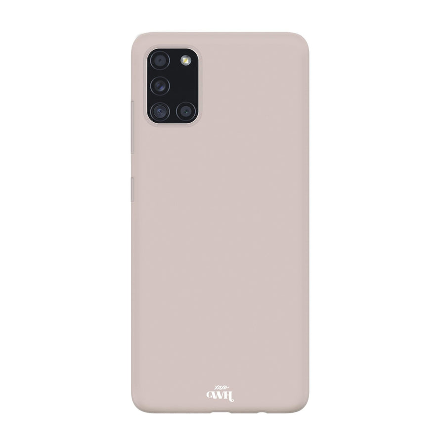 Samsung A21s Beige - Personalised Colour Case