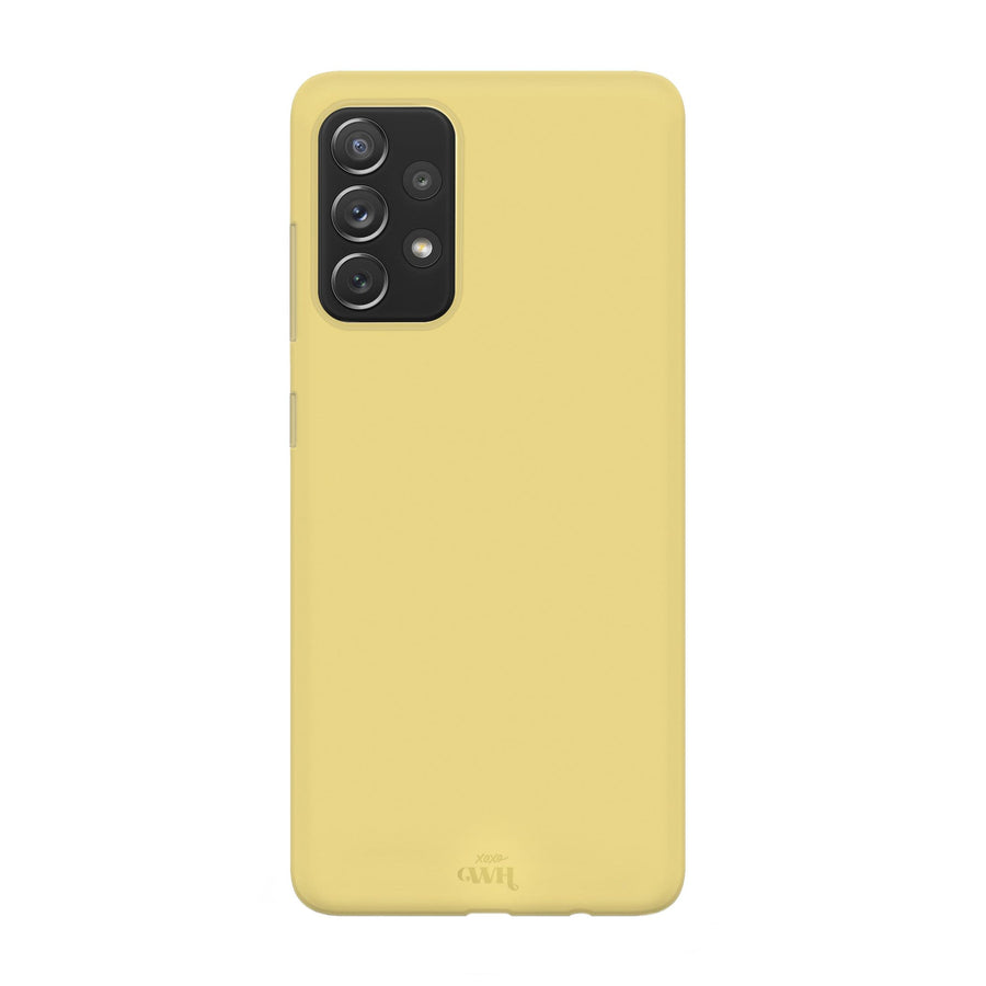 Samsung A52 Yellow - Personalised Colour Case