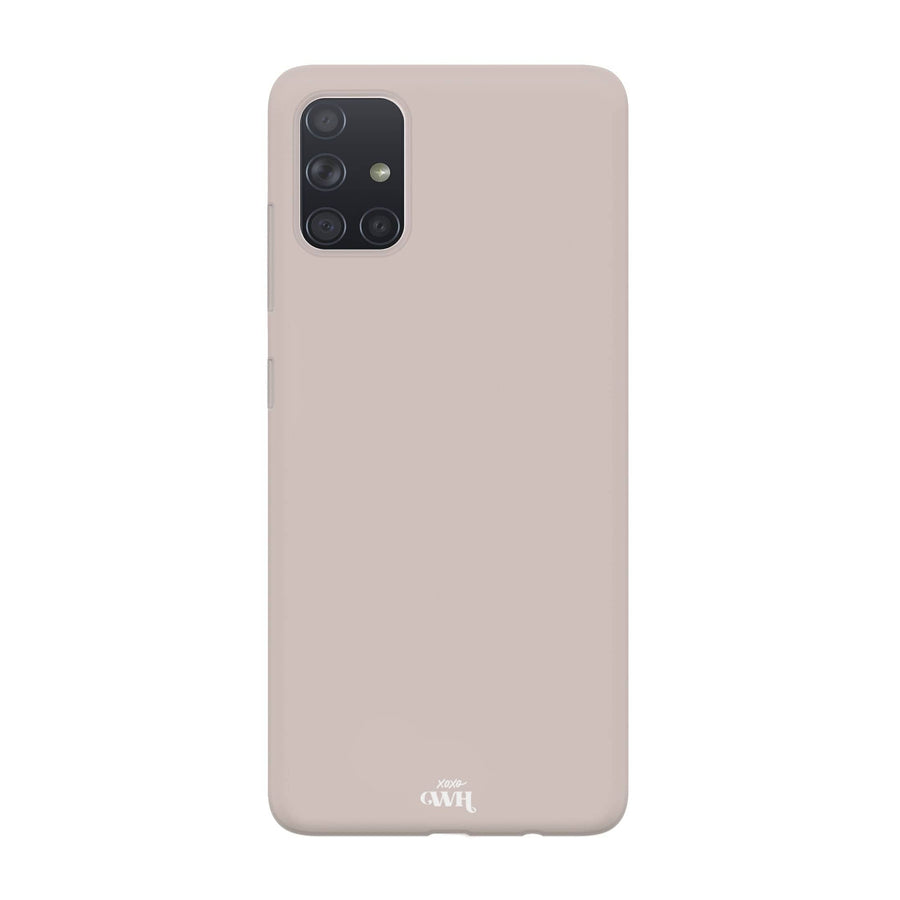 Samsung A71 Beige - Personalised Colour Case