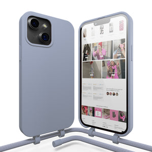 xoxo Wildhearts - iPhone 14 - Ash Blue Cord Case