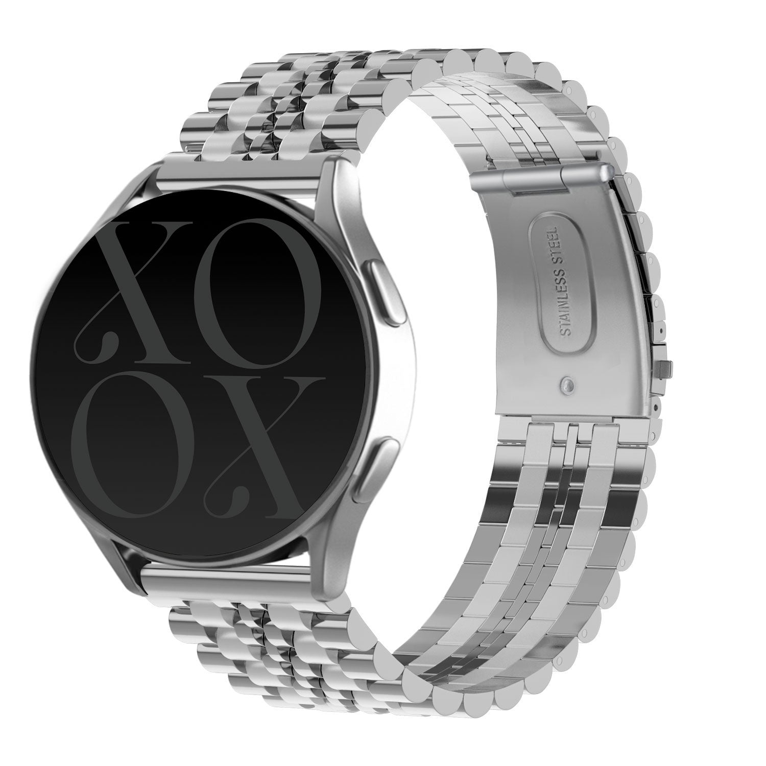 xoxo Wildhearts - Xiaomi Mi Watch stalen bandje (zilver)