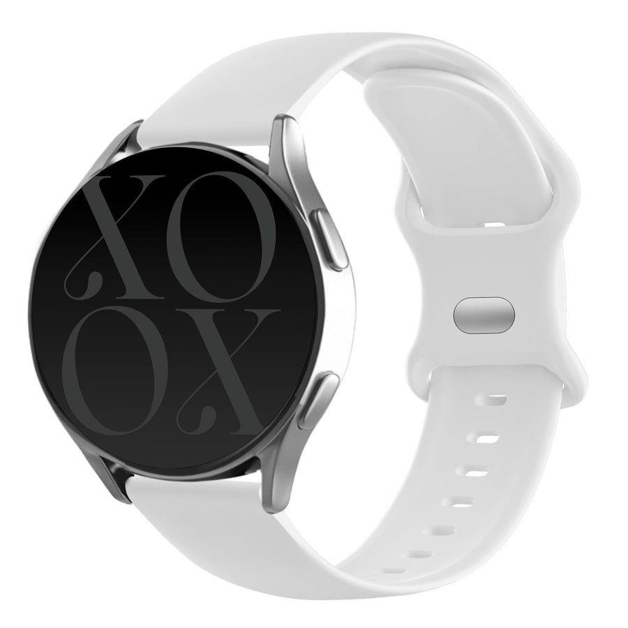 Bracelet Huawei Watch GT (1) 46mm silicone blanc