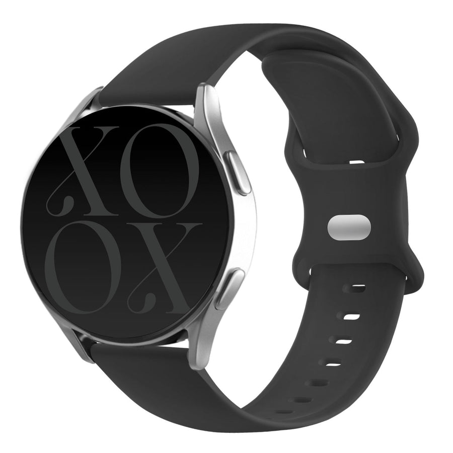 Fossil Gen 6 44mm silicone strap (black)