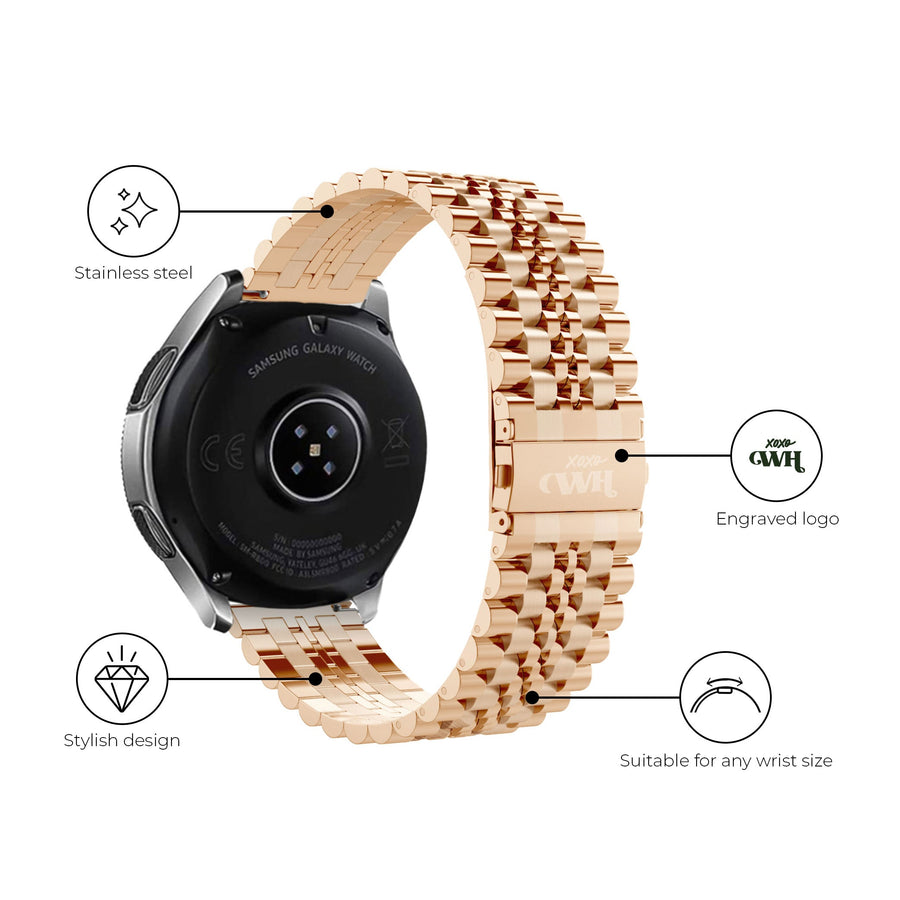 Xiaomi Watch S1 / S1 Active / S1 Pro stahlarmband rosé goud