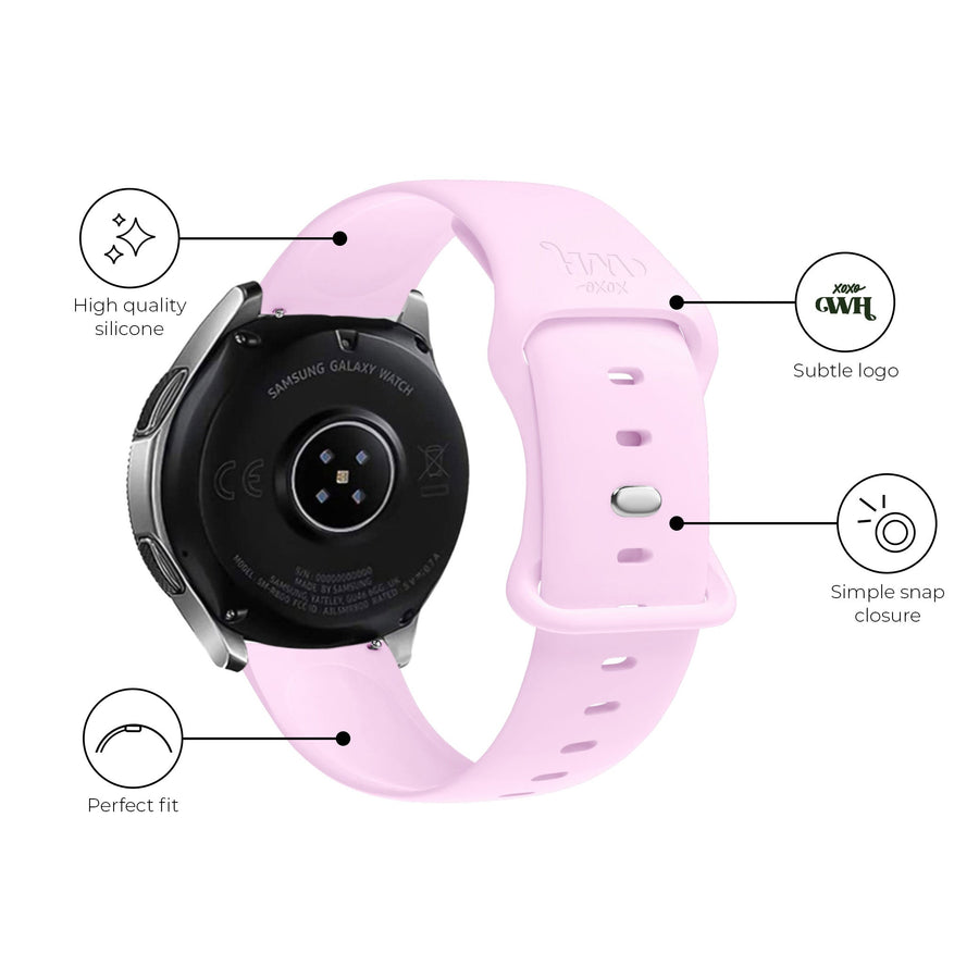 Huawei Watch 4/4 Pro silicone strap (pink)