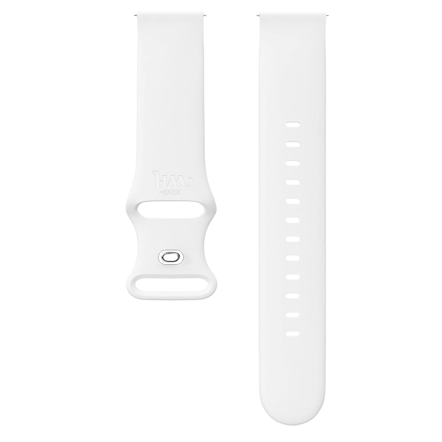 Bracelet Xiaomi Amazfit GTR 47mm silicone blanc