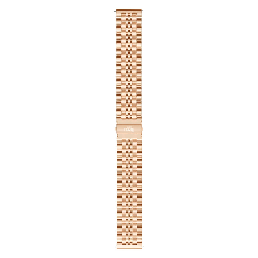 xoxo Wildhearts - Amazfit GTS 4 (Mini) stalen bandje (rosé goud)