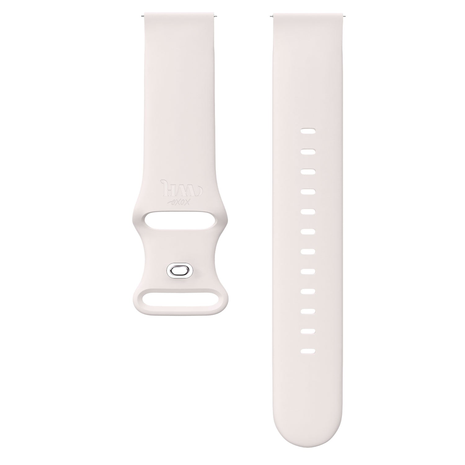 xoxo Wildhearts - Xiaomi Amazfit Bip / Bip S / Bip Lite / Bip Youth / Bip U / Bip U Pro / Bip 3 / Bip 3 Pro siliconen bandje (beige)